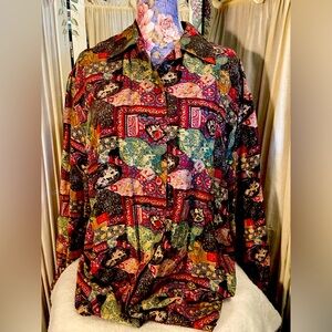 Vintage Christie & Jill silk blouse